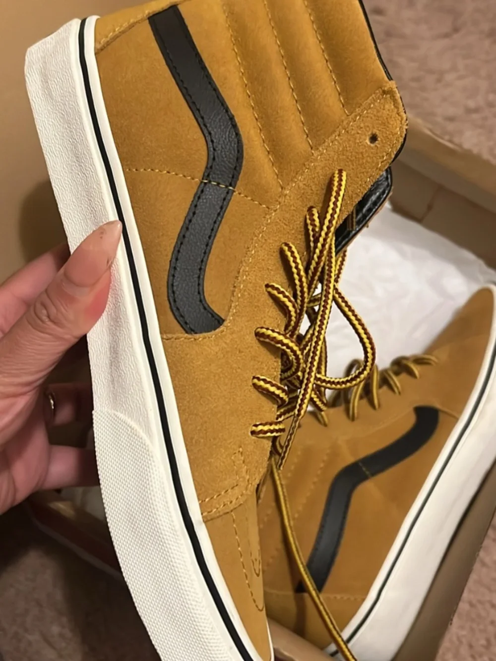 SK8-HI suede/tan - Picture 4 of 6